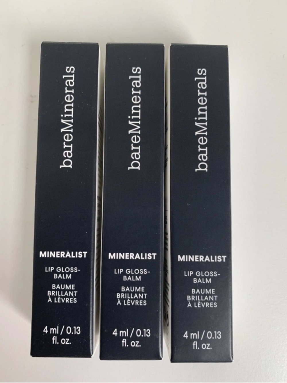 NWT bareMinerals Mineralist Gloss-Balm, Enlightenment lot of 3